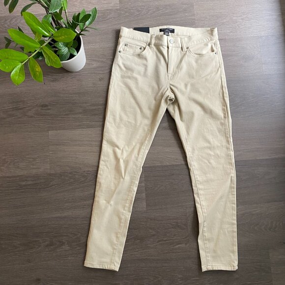 NWT Banana Republic Tan Cropped Mid-Rise Skinny Pants - Picture 3 of 13